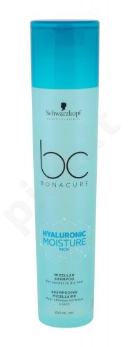 Schwarzkopf BC Bonacure Hyaluronic Moisture Kick, šampūnas moterims, 250ml