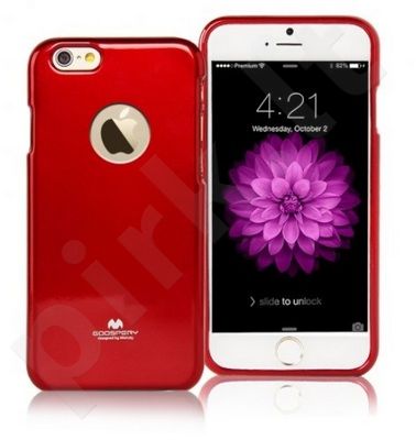 Apple iPhone 6/6S  Plus dėklas JELLY hool Mercury raudonas