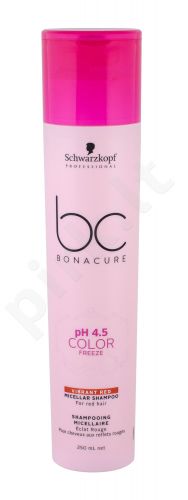 Schwarzkopf BC Bonacure pH 4.5 Color Freeze, Vibrant Red, šampūnas moterims, 250ml