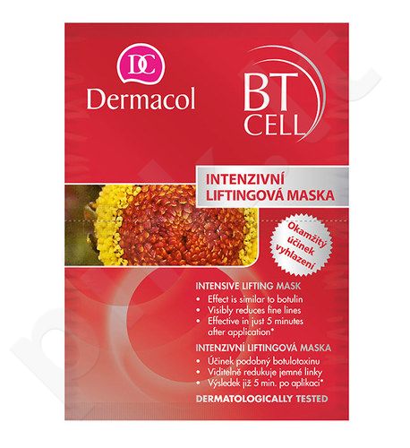 Dermacol BT Cell, Intensive Lifting Mask, veido kaukė moterims, 16g