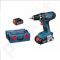 Bosch GSR 18-2-LI Plus Akumuliatorinis suktuvas/2x2.0Ah Li-Ion/18V/63Nm/1.5kg+L-Boxx Lagaminas