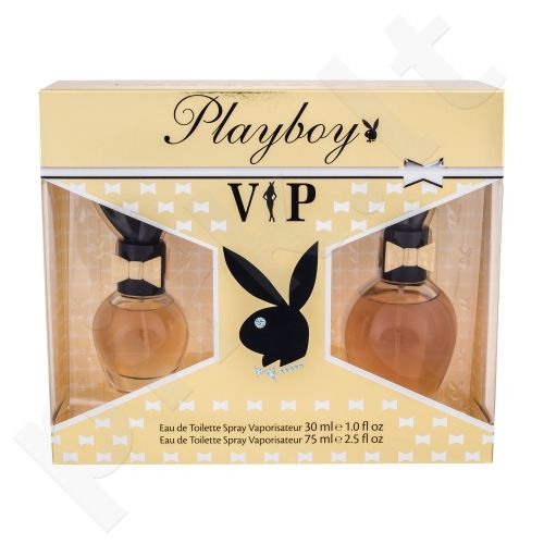 Playboy VIP For Her, rinkinys tualetinis vanduo moterims, (EDT 75 ml + EDT 30 ml)