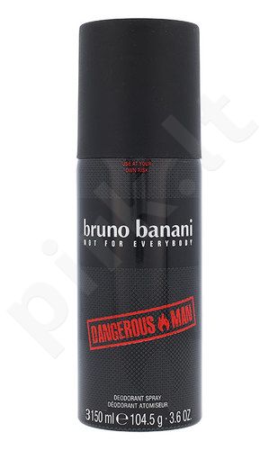 Bruno Banani Dangerous Man, dezodorantas vyrams, 150ml