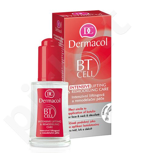 Dermacol BT Cell, Intensive Lifting & Remodeling Care, veido serumas moterims, 30ml