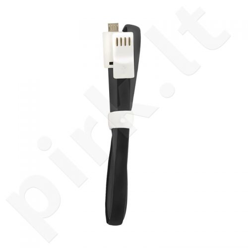 Qoltec USB Cable A male / Micro USB B male | FLAT | 0,5m | Quick charge