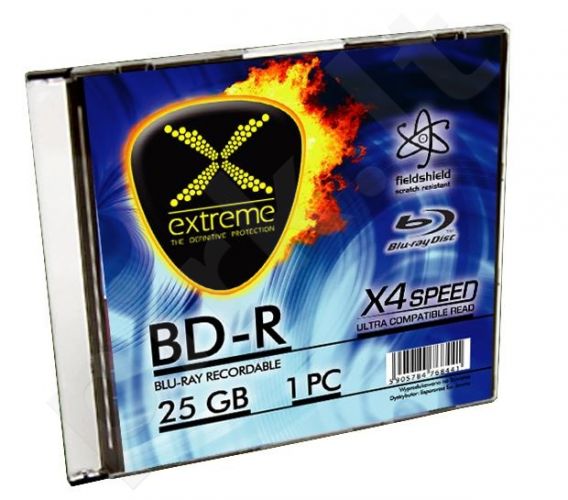 BluRay BD-R Extreme [ slim jewel case | 25GB | 4x ]