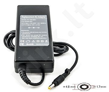 Notebook power supply HP 220V, 90W: 19V, 4.74A