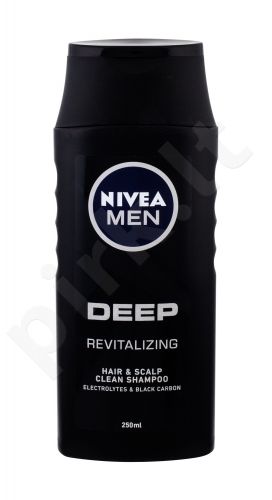 Nivea Men Deep, Revitalizing, šampūnas vyrams, 250ml