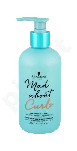 Schwarzkopf Mad About Curls, Low Foam Cleanser, šampūnas moterims, 300ml