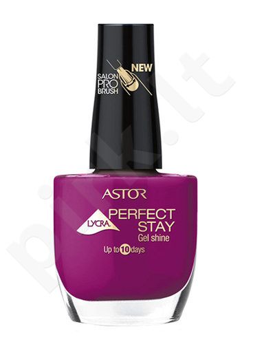 ASTOR Perfect Stay, nagų lakas moterims, 12ml, (201 Pink Pleasure)