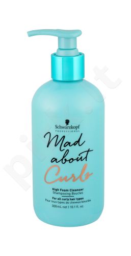 Schwarzkopf Mad About Curls, High Foam Cleanser, šampūnas moterims, 300ml