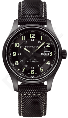Laikrodis HAMILTON KHAKI FIELD TITANIUM H70575733 - Pirk.lt parduotuvė