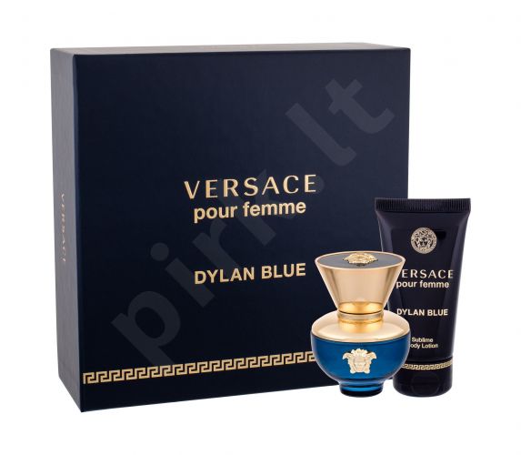 Versace Dylan Blue, Pour Femme, rinkinys kvapusis vanduo moterims, (EDP 30 ml + kūno losjonas 50 ml)