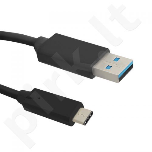 Qoltec Cable USB 3.1 type C male | USB 3.0 A male | 1.2m