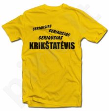 Marškinėliai "Geriausias krikštatėvis"