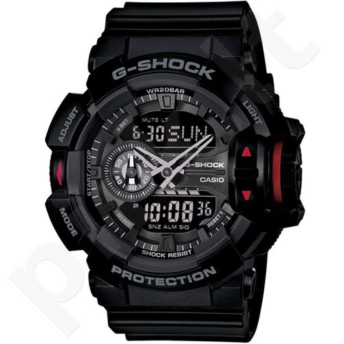 Casio G-Shock GA-400-1BDR vyriškas laikrodis-chronometras