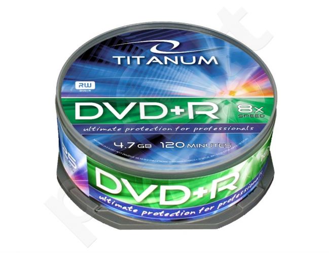 DVD+R TITANUM [ cake box 25 | 4.7GB | 8x ]