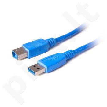 USB3.0 kabelis Digitalbox BASIC.LNK AM-BM 1.8m 5Gbps blue