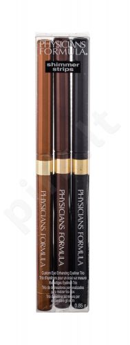 Physicians Formula Eyeliner Trio, Shimmer Strips, rinkinys akių kontūrų pieštukas moterims, (akių kontūrų pieštukas 3 x 0,85 g), (Warm Nude)