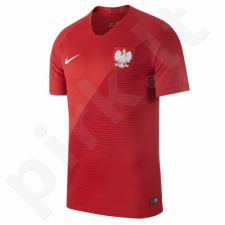 Marškinėliai futbolui Nike Polska Breathe Stadium Away Jr 894014-611