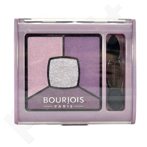 BOURJOIS Paris Smoky Stories, Quad Eyeshadow Palette, akių šešėliai moterims, 3,2g, (02 Over Rose)