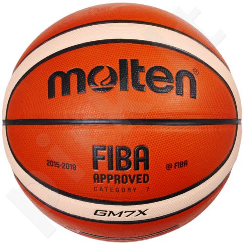 Krepšinio kamuolys training BGM7X FIBA sint. oda