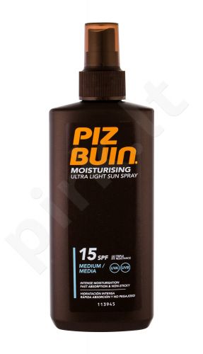 PIZ BUIN Moisturising, Ultra Light Sun Spray, Sun kūno losjonas moterims, 200ml