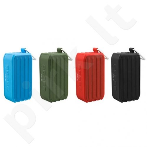 Portable, waterproof Bluetooth speaker, Micro SD card 2x3.5W