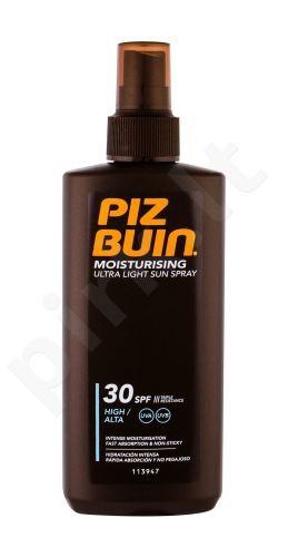 PIZ BUIN Moisturising, Ultra Light Sun Spray, Sun kūno losjonas moterims, 200ml