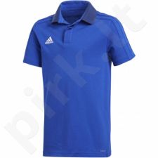 Marškinėliai futbolui Adidas Condivo 18 Cotton Polo Junior CF4372