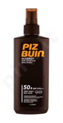 PIZ BUIN Allergy, Sun Sensitive Skin Spray, Sun kūno losjonas moterims, 200ml