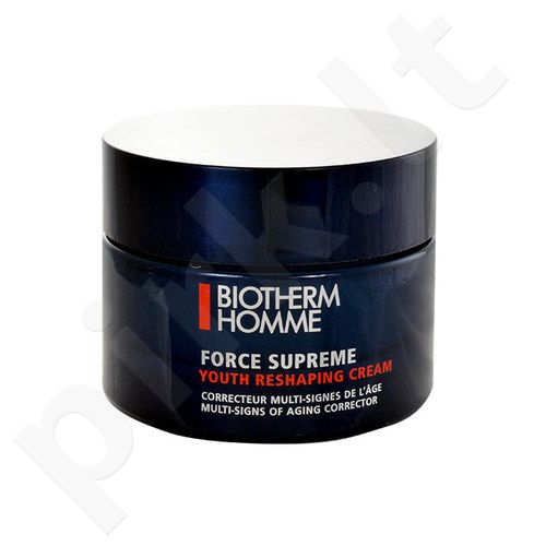 Biotherm Homme Force Supreme, Youth Reshaping, dieninis kremas vyrams, 50ml
