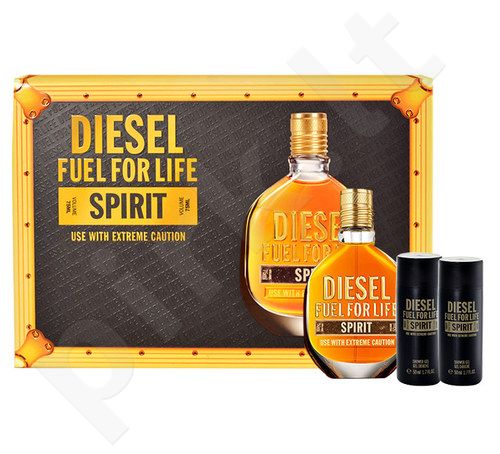 Diesel Fuel for Life Spirit rinkinys vyrams, (EDT 75ml + 2x50ml dušo želė)