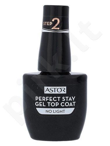 ASTOR Perfect Stay, Gel Top Coat, nagų lakas moterims, 12ml, (001 Top Coat)