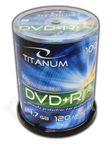 DVD+R TITANUM [ Cake Box 100 | 4,7GB | 16x ]