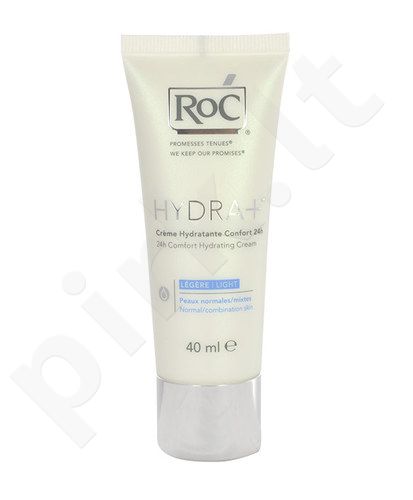RoC Hydra Plus Comfort Hydrating kremas Light 24h, kosmetika moterims, 40ml