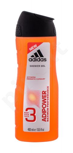 Adidas AdiPower, dušo želė vyrams, 400ml