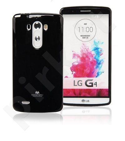 LG G4 dėklas JELLY Mercury juodas