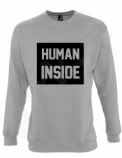 Džemperis "Human inside" (be kapišono)