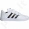 Sportiniai bateliai Adidas  VL Court 2.0 CMF C baltas  JR DB1837