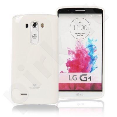 LG G4 dėklas JELLY Mercury baltas