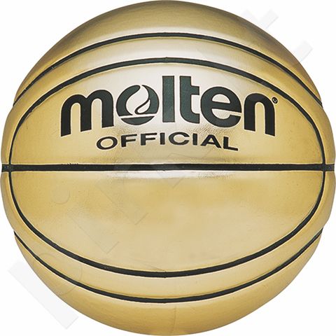 Krepšinio kamuolys suvenyras BG-SL7 oda gold