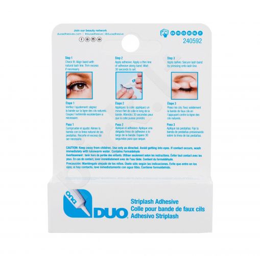 Ardell Duo, Striplash Adhesive, dirbtinės blakstienos moterims, 7g