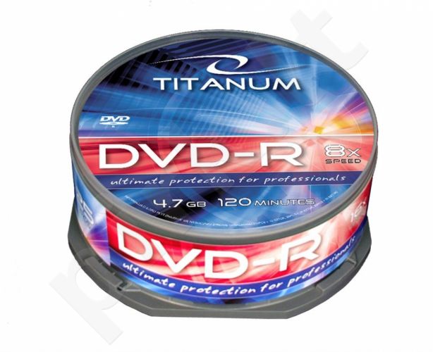 DVD-R TITANUM [ cake box 25 | 4.7GB | 8x ]
