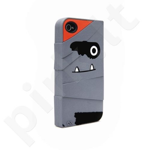 Dėklas Case-Mate Creatures Apple iPhone 4, 4S Pilkas (Mumija)