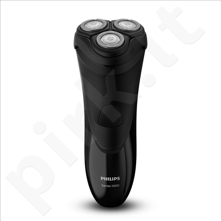PHILIPS S1110/04 Shaver, Dry electric, CloseCut Blade System 4-direction Flex Heads, Pop-up trimmer, Black