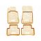 Guminiai kilimėliai 3D MERCEDES-BENZ CLS-Class W219 2004-2010, 4 pcs. /L46040B /beige