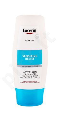 Eucerin After Sun Sensitive Relief, Gel-Cream, priežiūra po deginimosi moterims ir vyrams, 150ml [pažeista pakuotė]