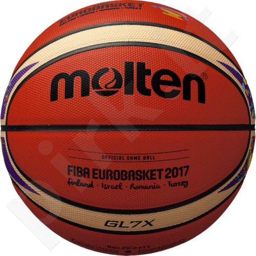 Krepšinio kamuolys comp. BGL7X-E7T Euroba2017 nat. oda