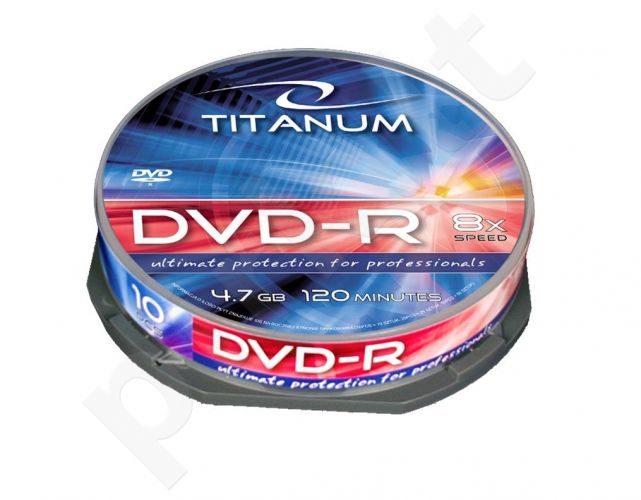 DVD-R TITANUM [ cake box 10 | 4.7GB | 8x ]